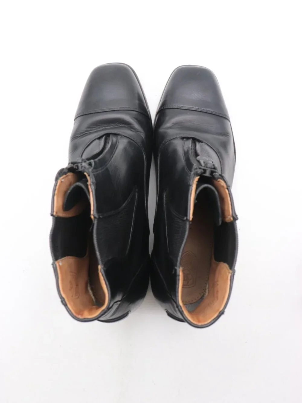 Ariat Heritage Paddock Zip Boots Women Size 8.5 Black Leather Horse Riding_9